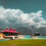 Dharamshala with Dhauladhar mountains