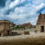 Hampi’s ancient stone temples and boulder-strewn ruins