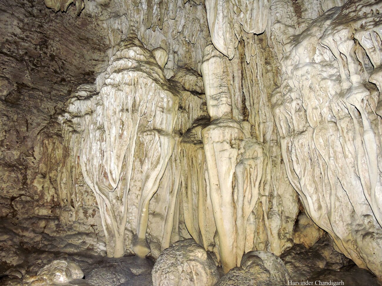 Limestone Caves of Baratang Island with stalactites and stalagmites