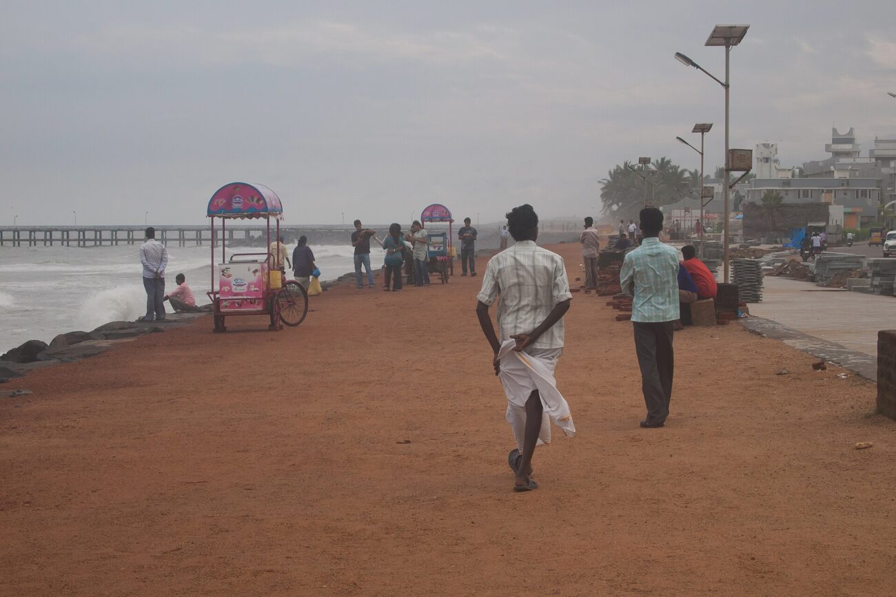 Promenade Beach, Pondicherry Tourism